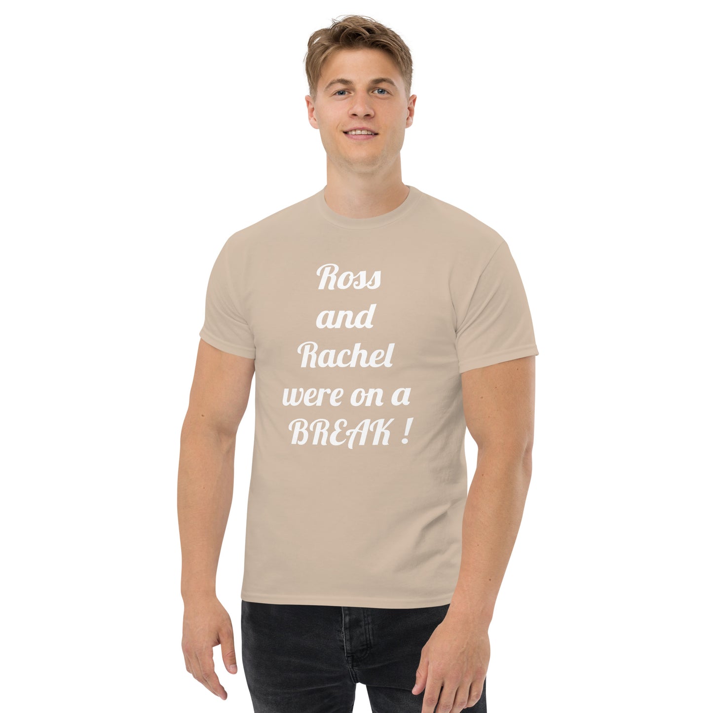 Ross and Rachel Break Men's classic tee