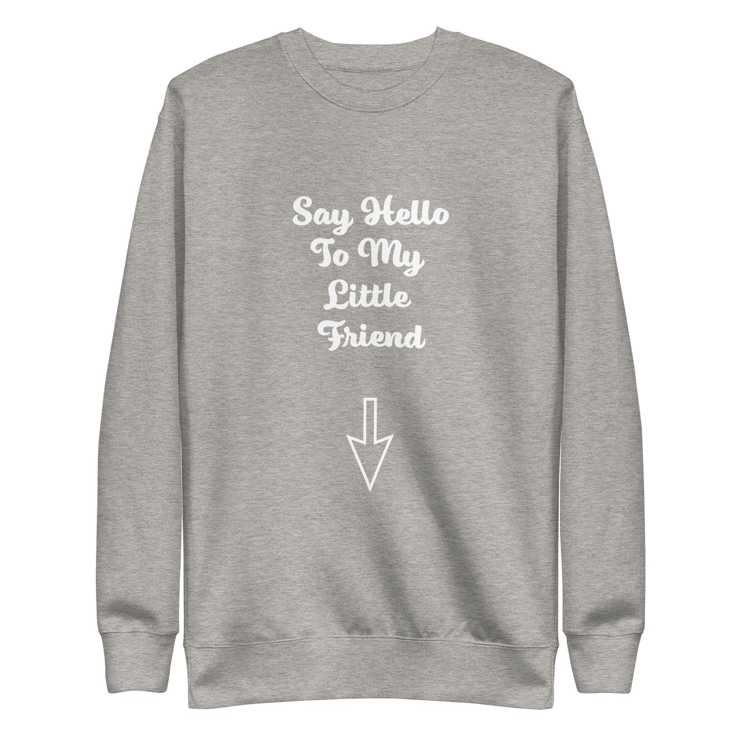 Say Hello To My Little Friend Unisex Premium Sweatshirt