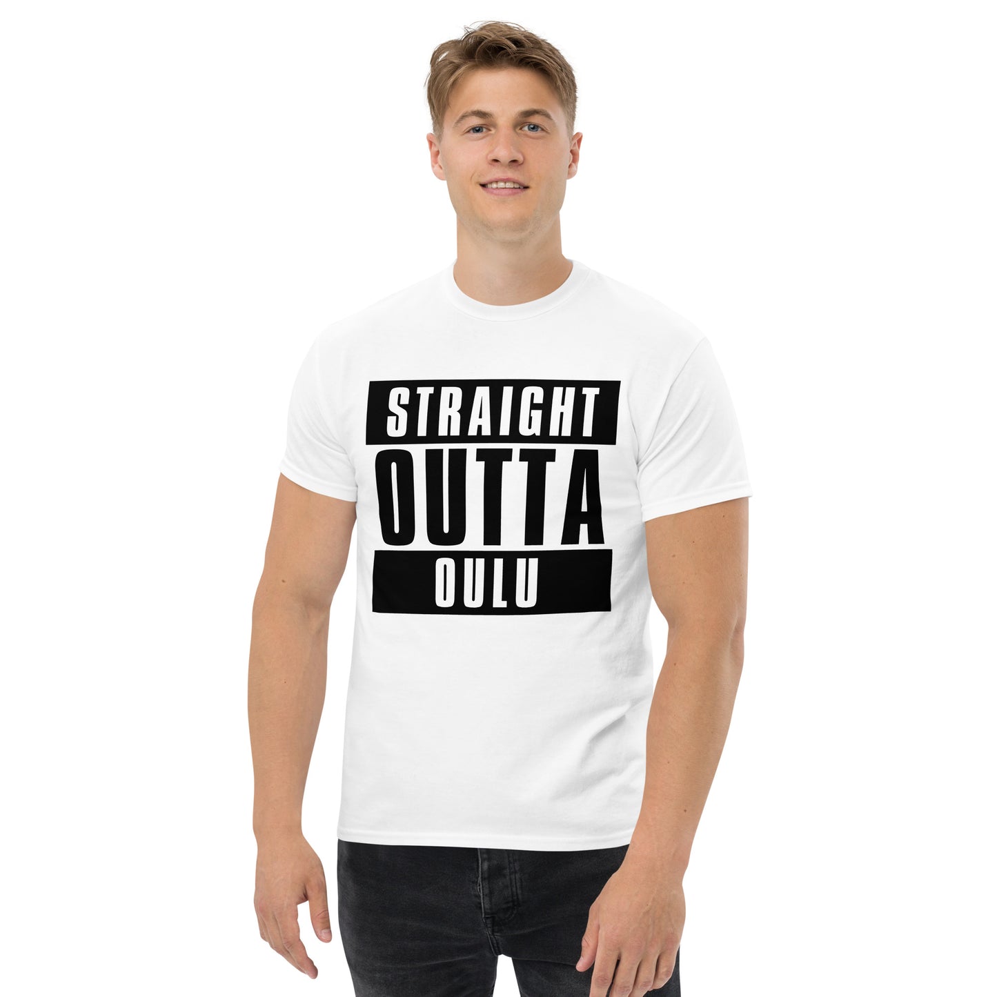Straight Outta Oulu Men's classic tee