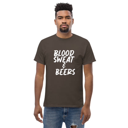 Blood Sweat and Beers Men's classic tee