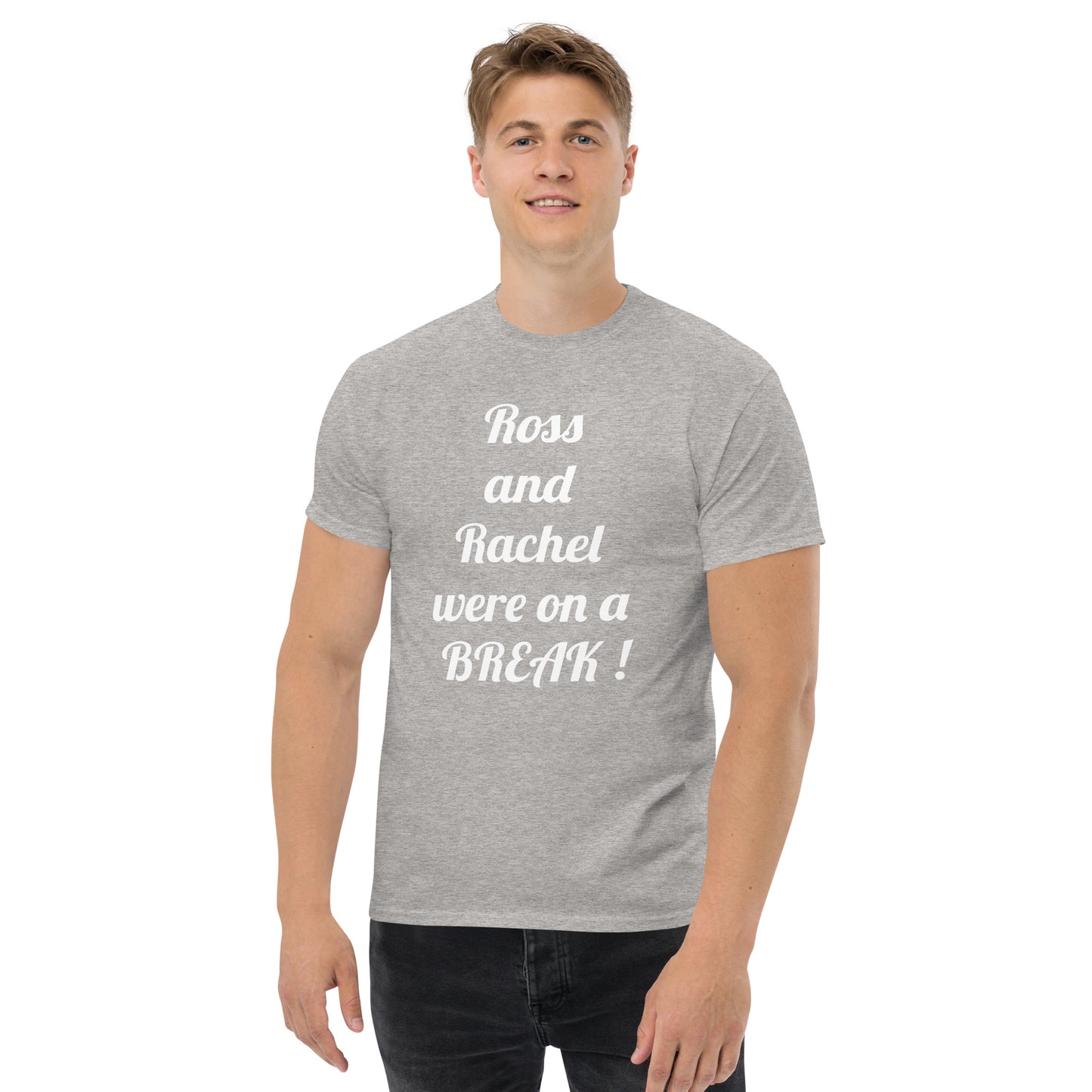 Ross and Rachel Break Men's classic tee