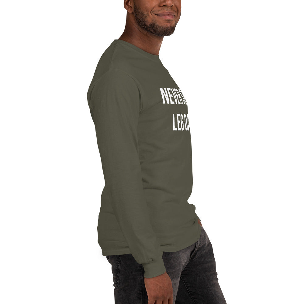 Never Skip Legday Men’s Long Sleeve Shirt