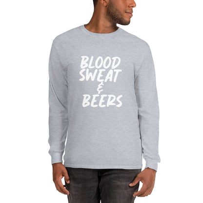 Blood Sweat & Beers Men’s Long Sleeve Shirt