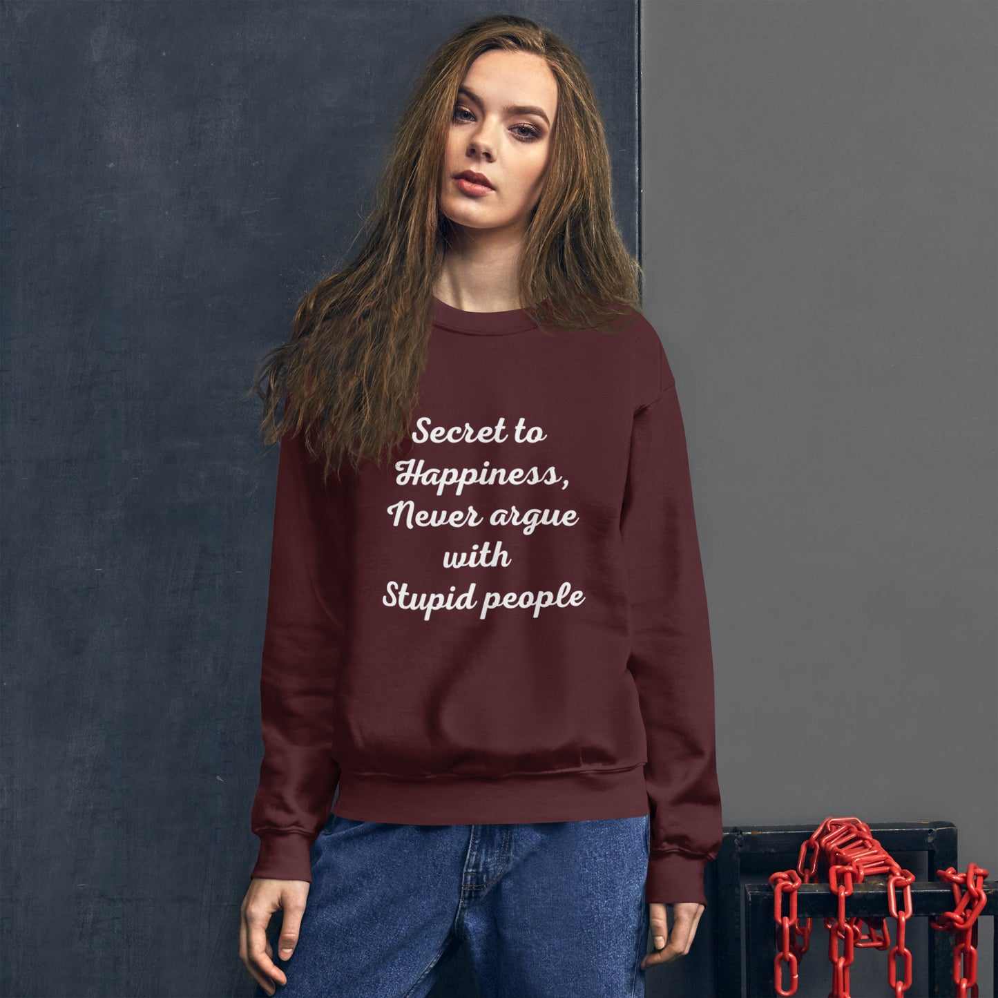 Secret to Happiness Unisex Sweatshirt