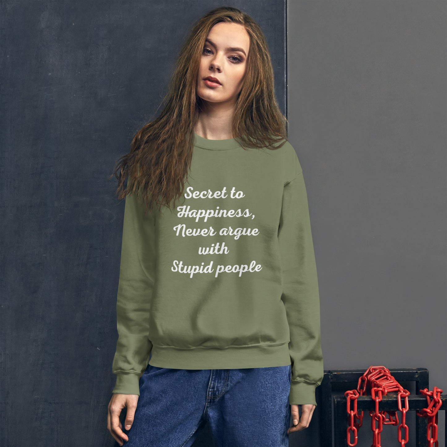 Secret to Happiness Unisex Sweatshirt