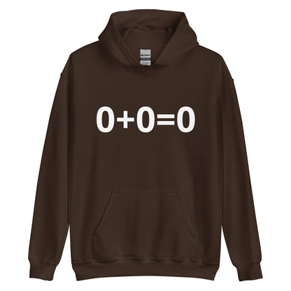 0+0=0 Unisex Hoodie