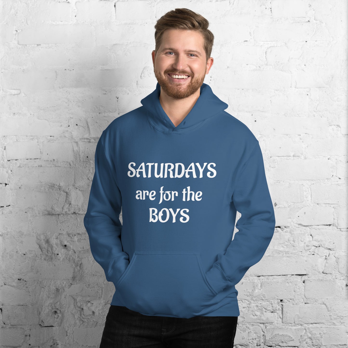 Saturdays are for the Boys Unisex Hoodie