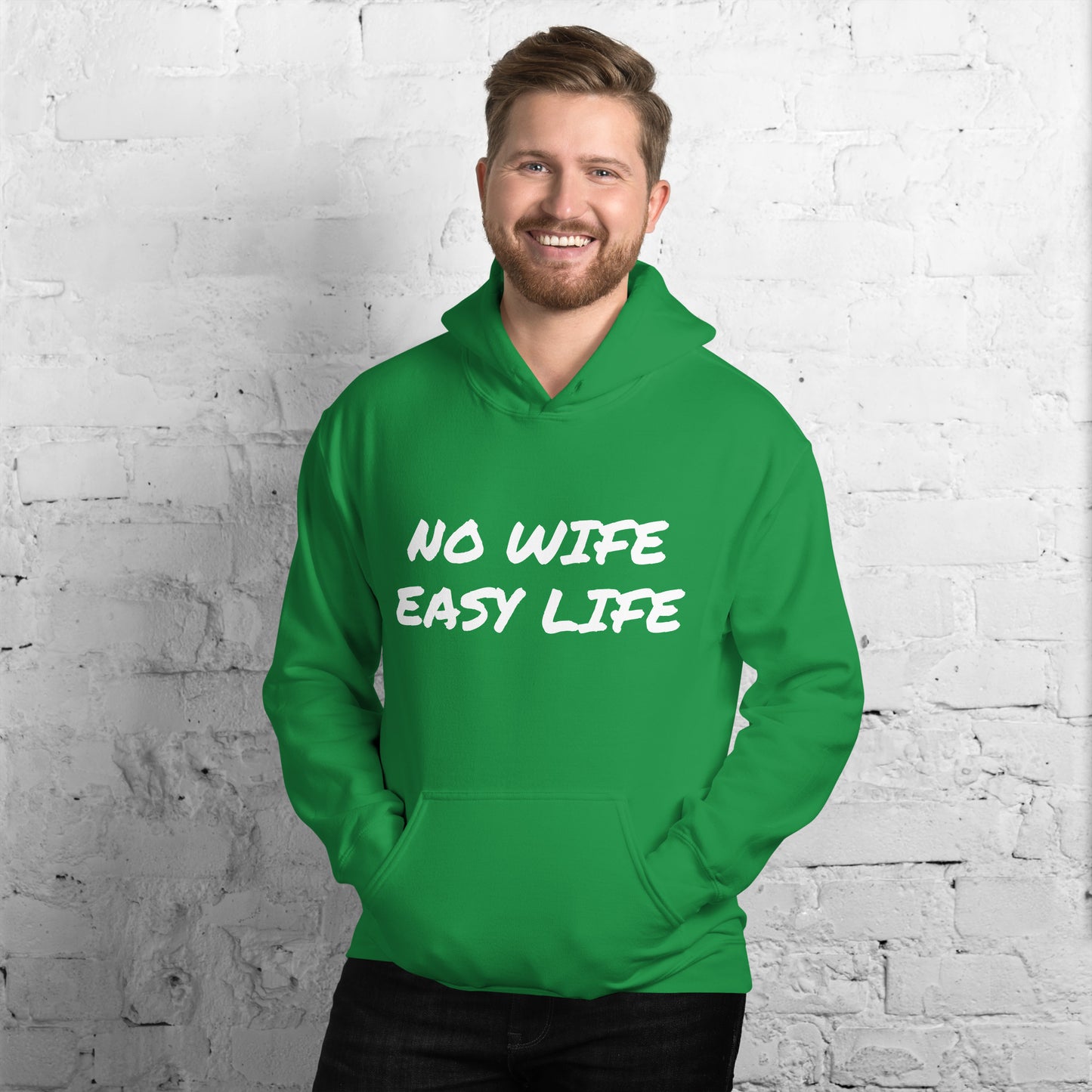 NO WIFE EASY LIFE Unisex Hoodie