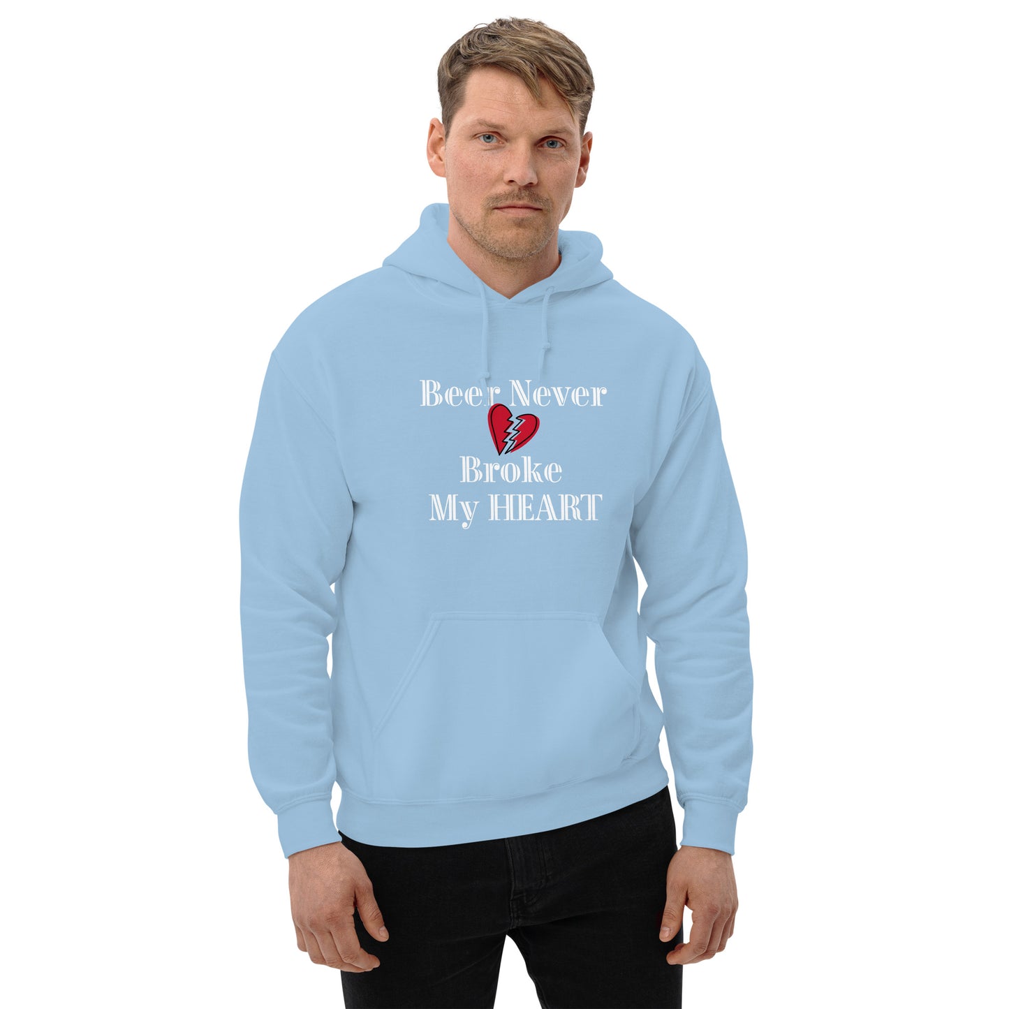 Beer never broke my heart Unisex Hoodie