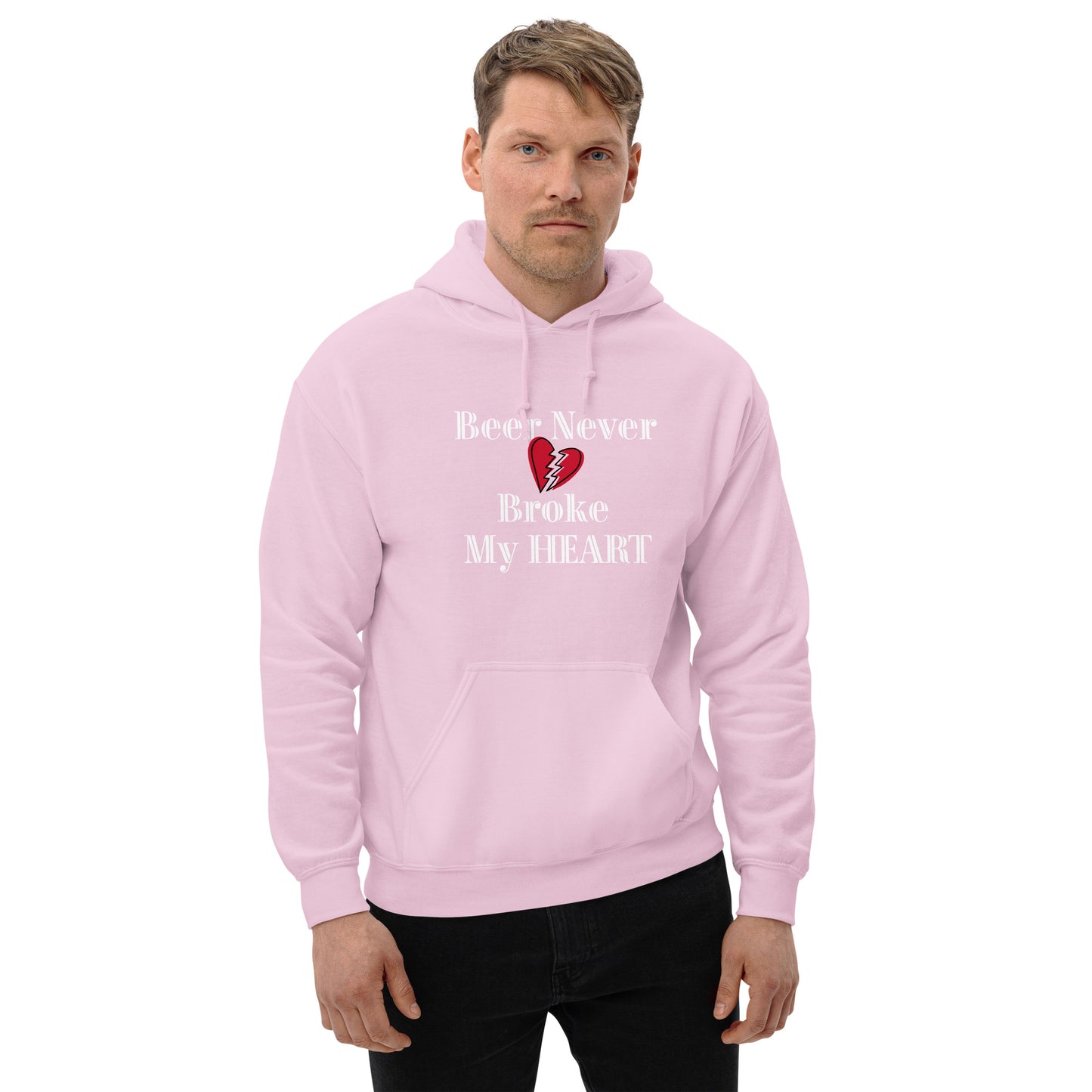 Beer never broke my heart Unisex Hoodie