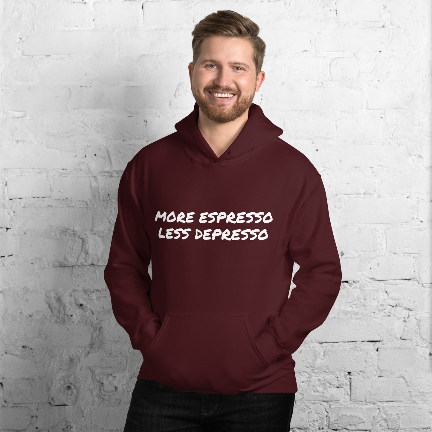 More Espresso Less Depresso Unisex Hoodie