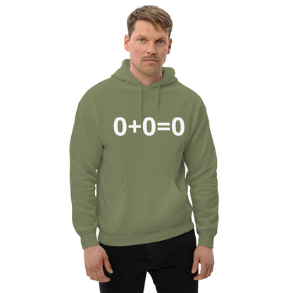 0+0=0 Unisex Hoodie