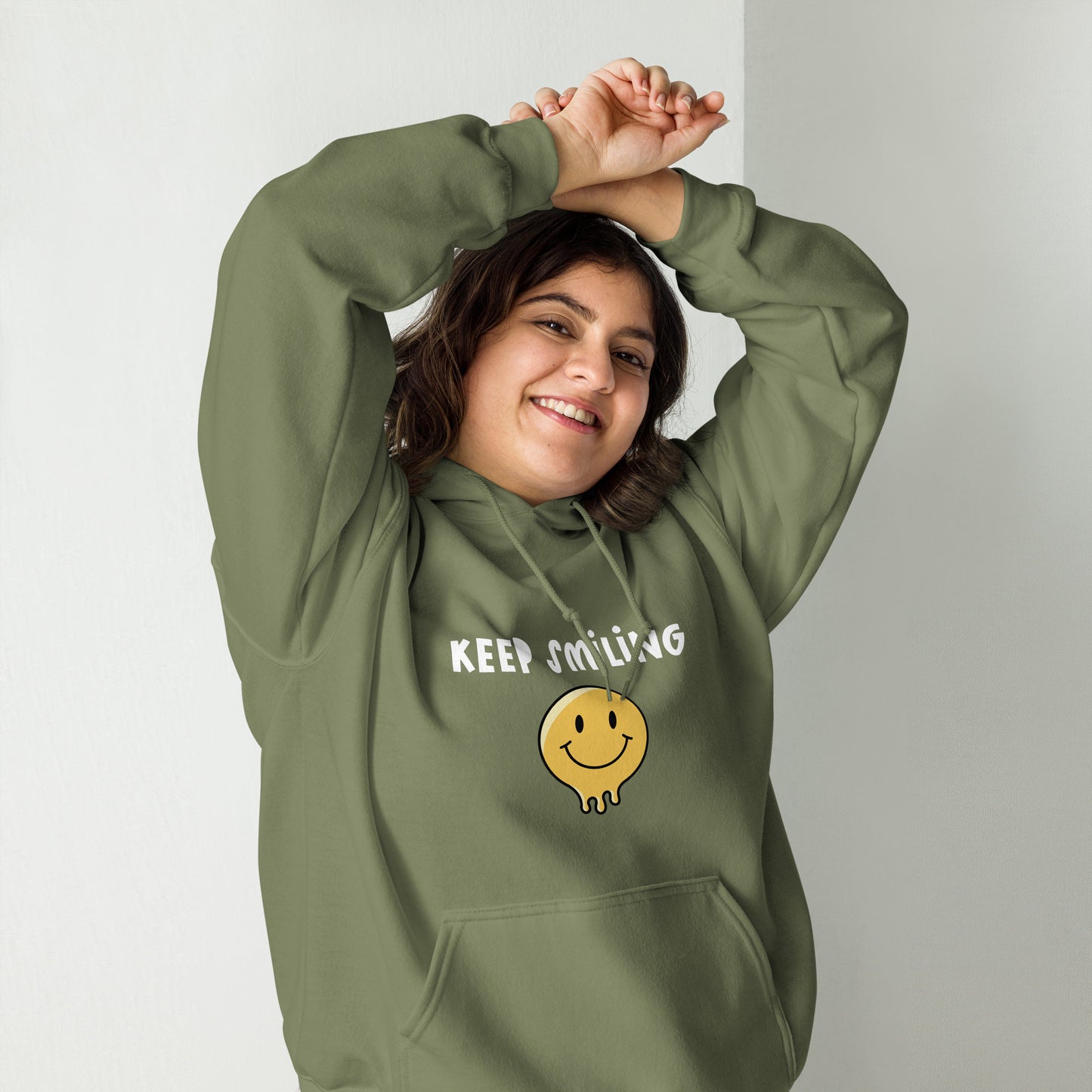 Keep Smiling Unisex Hoodie