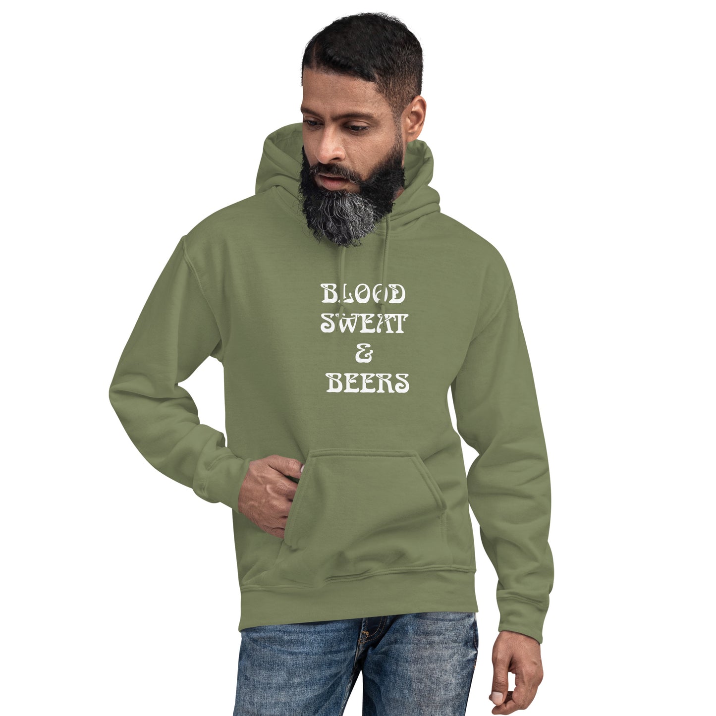 Blood Sweat and Beers Unisex Hoodie