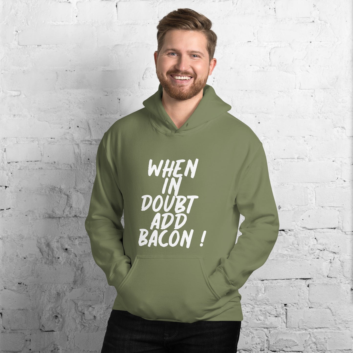 When In Doubt Add Bacon Unisex Hoodie