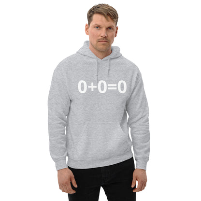 0+0=0 Unisex Hoodie