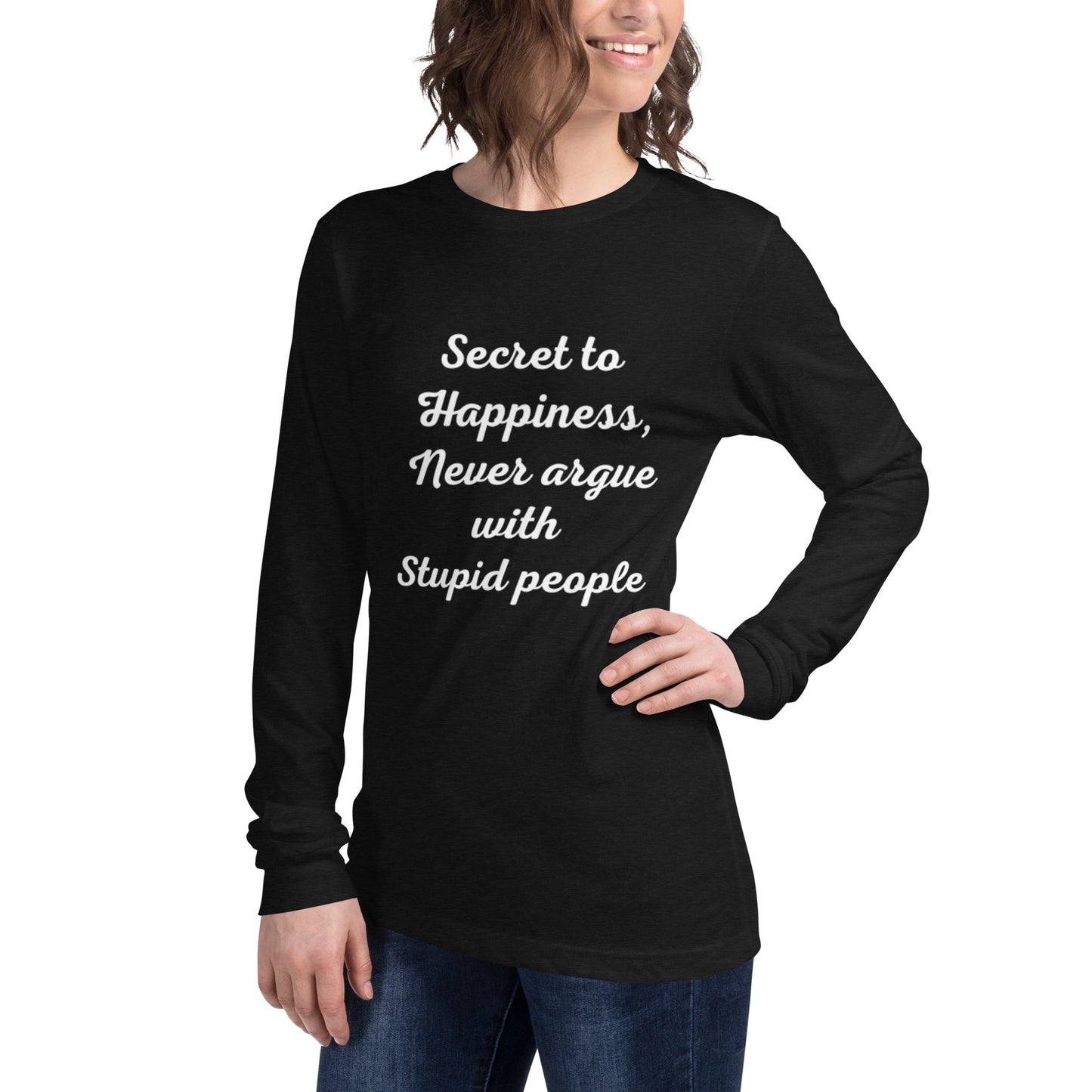 Secret to Happiness Unisex Long Sleeve Tee