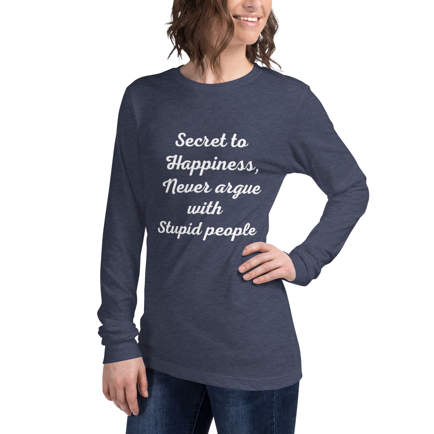 Secret to Happiness Unisex Long Sleeve Tee