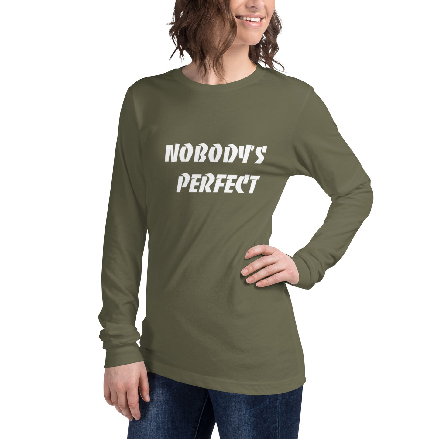 Nobody´s Perfect Unisex Long Sleeve Tee