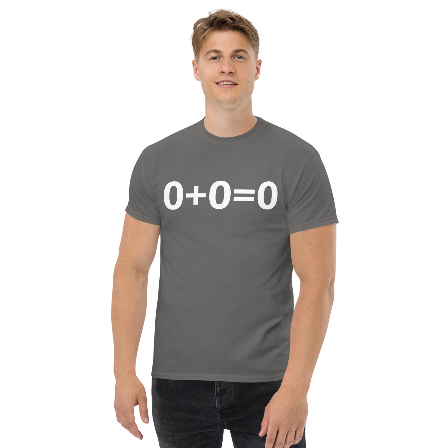 Zero plus Zero = Zero Men's classic tee