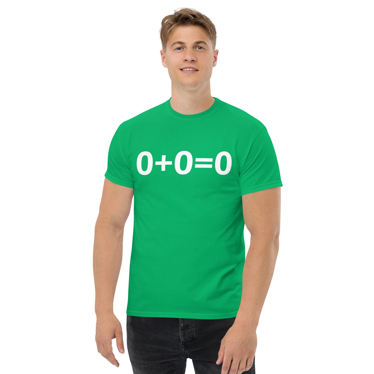 Zero plus Zero = Zero Men's classic tee