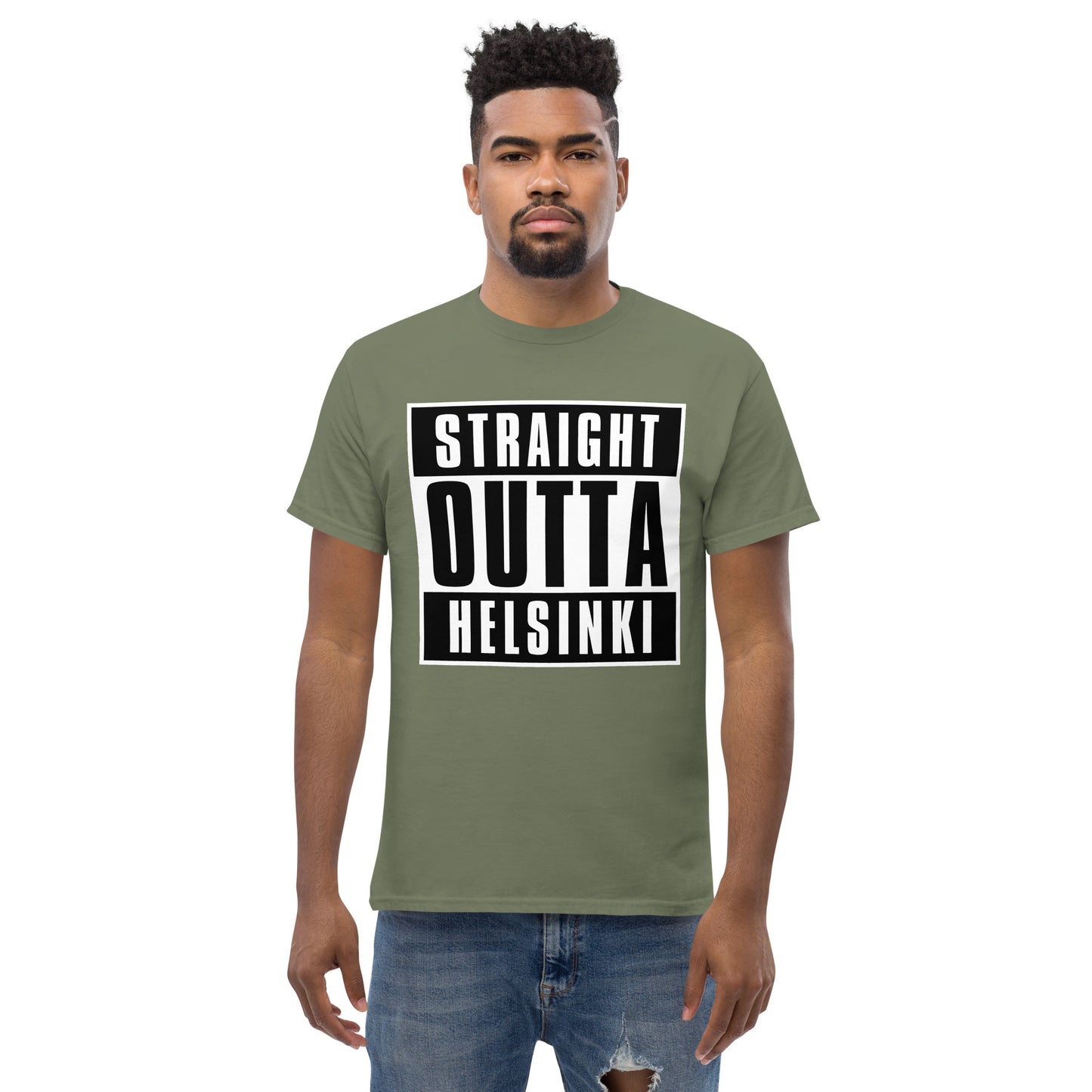 Straight Outta Helsinki Men's classic tee