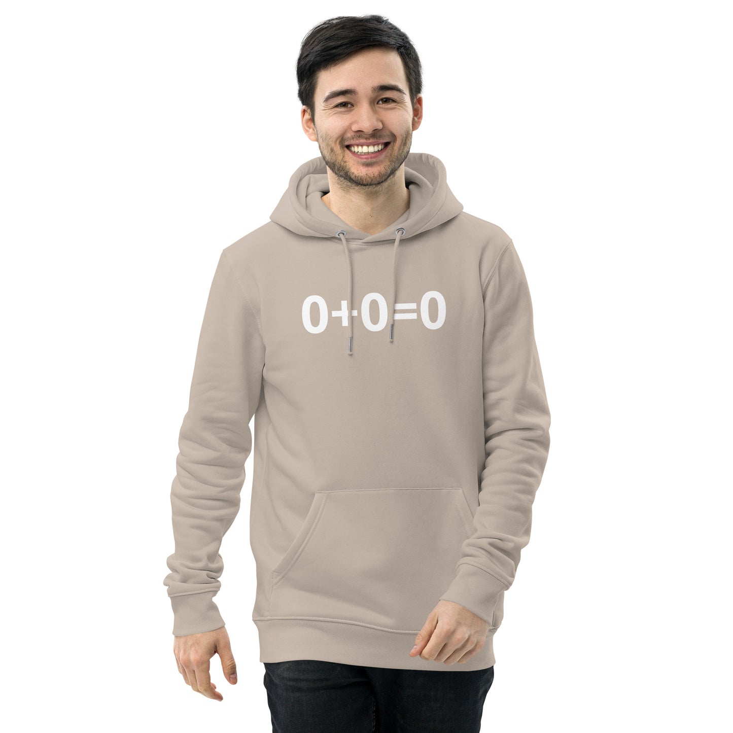 0+0=0 Unisex essential eco hoodie