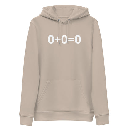 0+0=0 Unisex essential eco hoodie