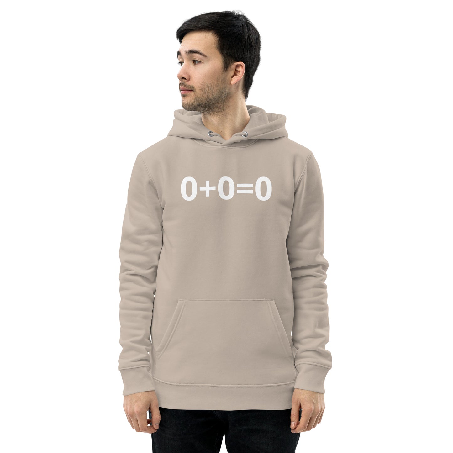 0+0=0 Unisex essential eco hoodie