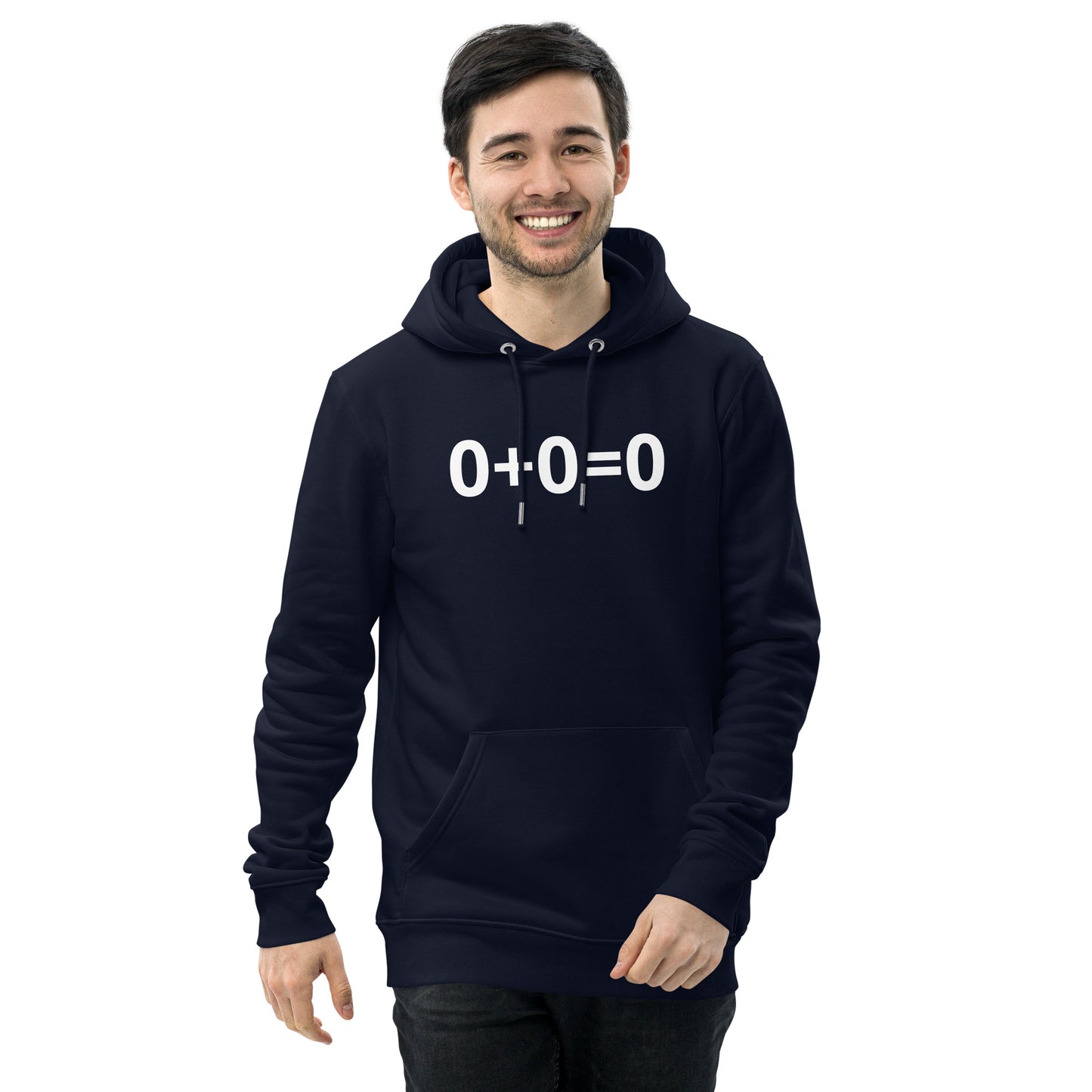 0+0=0 Unisex essential eco hoodie