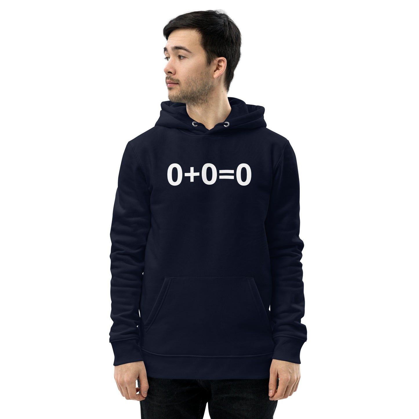 0+0=0 Unisex essential eco hoodie