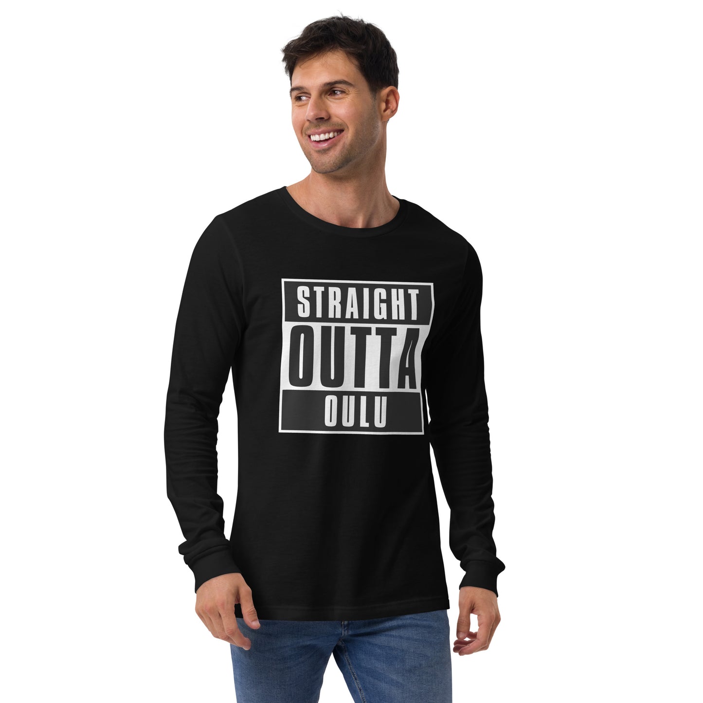 Straight Outta Oulu Unisex Long Sleeve Tee