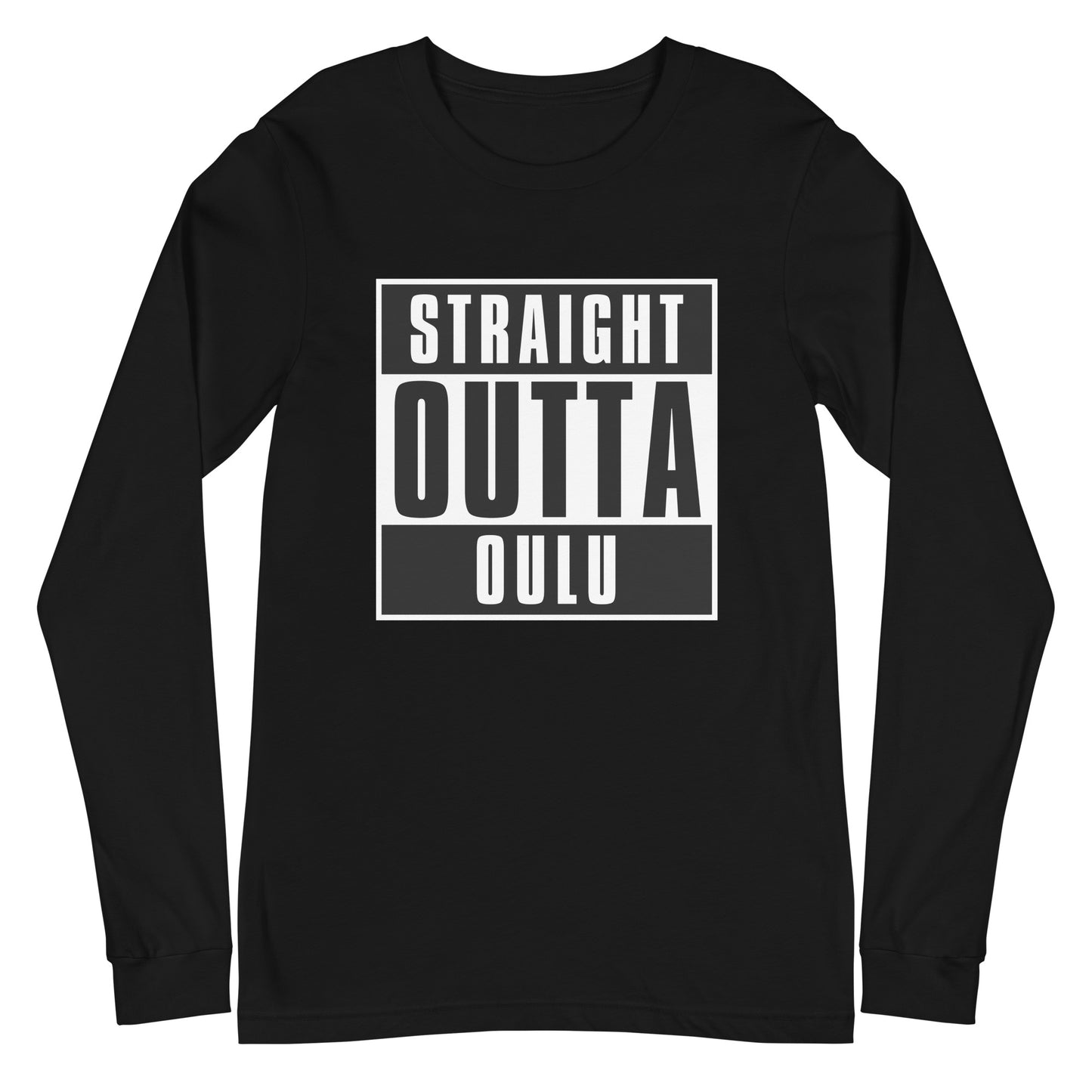 Straight Outta Oulu Unisex Long Sleeve Tee