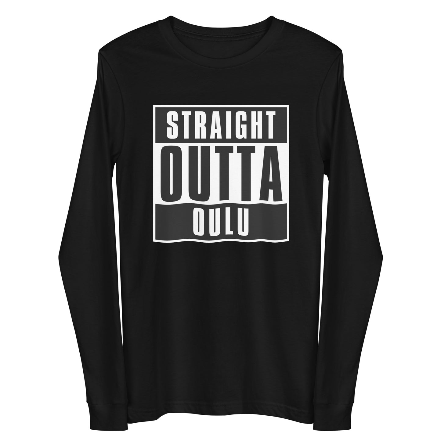 Straight Outta Oulu Unisex Long Sleeve Tee