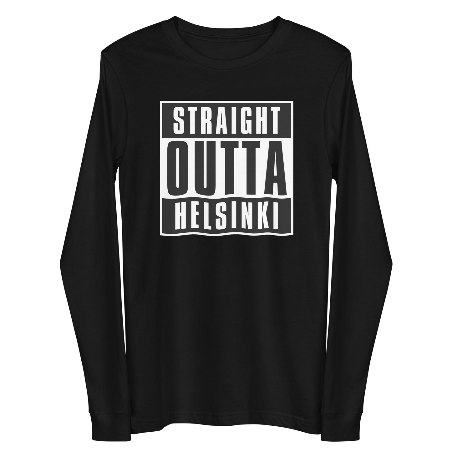 Straight Outta Helsinki Unisex Long Sleeve Tee