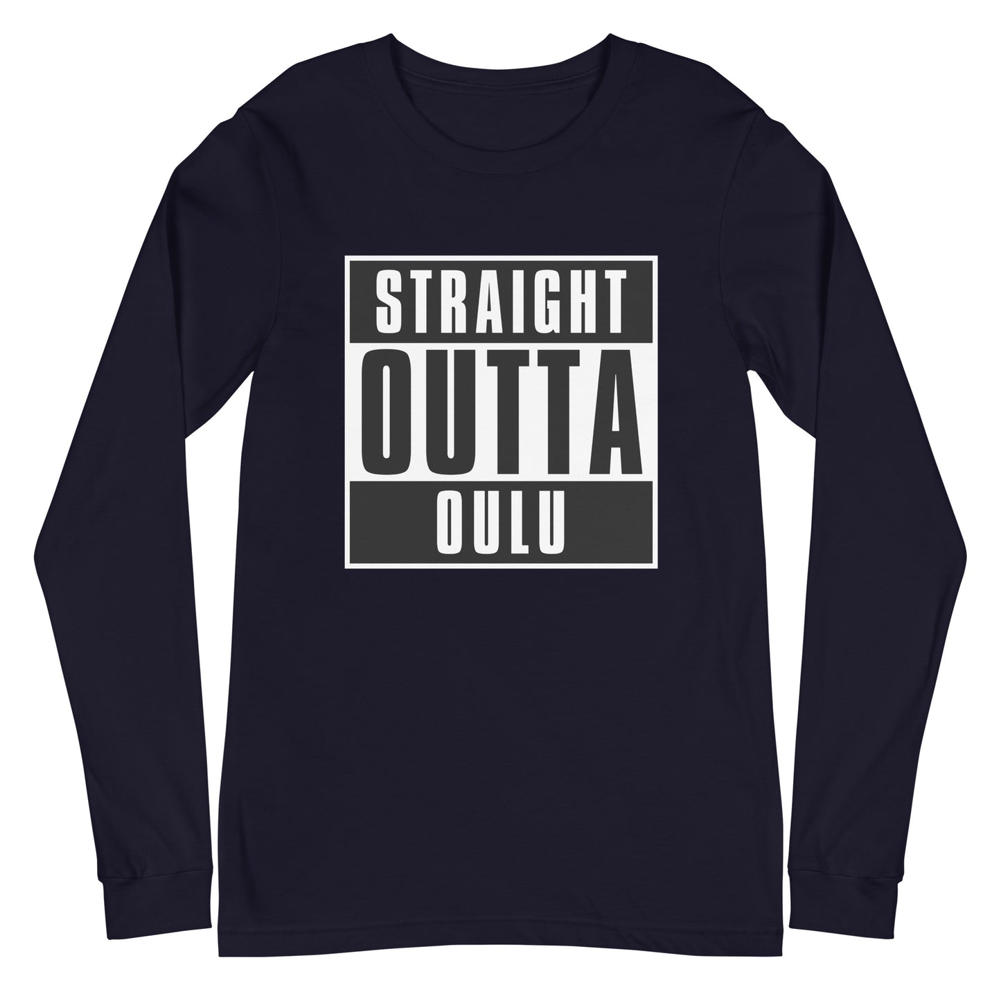 Straight Outta Oulu Unisex Long Sleeve Tee