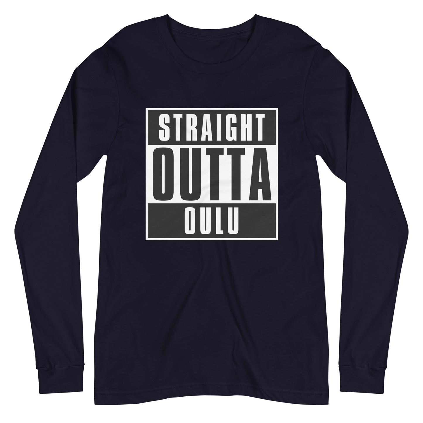 Straight Outta Oulu Unisex Long Sleeve Tee