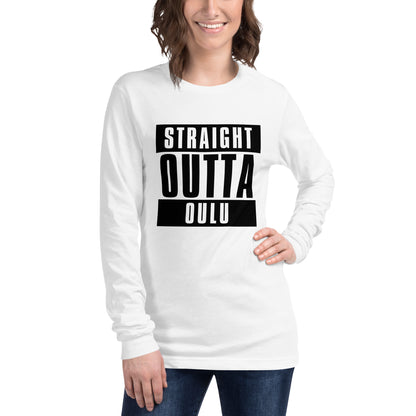 Straight Outta Oulu Unisex Long Sleeve Tee