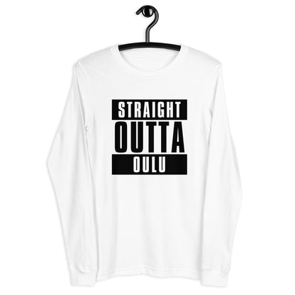 Straight Outta Oulu Unisex Long Sleeve Tee