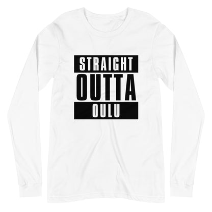 Straight Outta Oulu Unisex Long Sleeve Tee