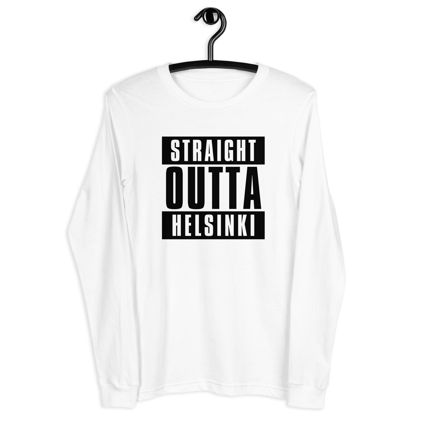 Straight Outta Helsinki Unisex Long Sleeve Tee