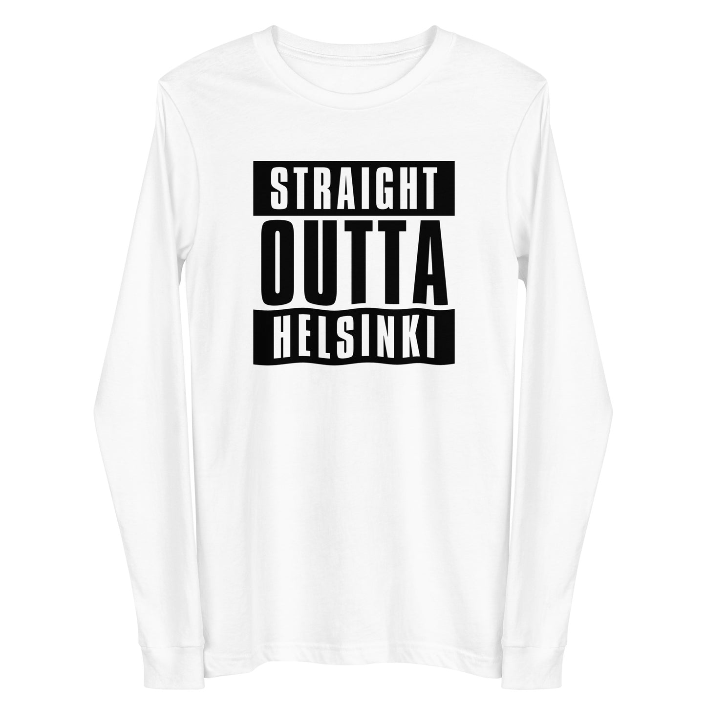 Straight Outta Helsinki Unisex Long Sleeve Tee